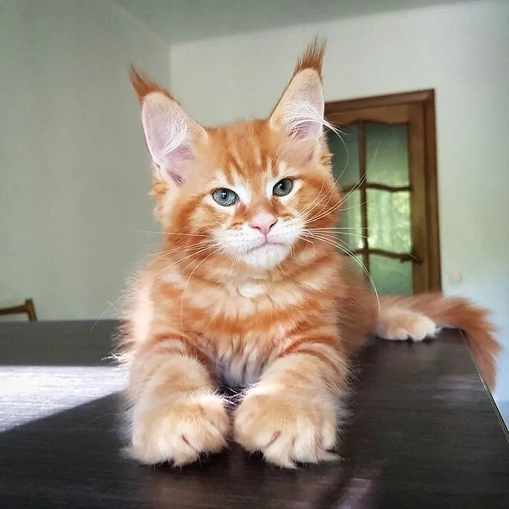 Cachorro Gato Maine Coon de raza pura disponible en Animal Pets Medellín
